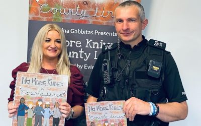 Police and Children’s author work together to deliver a key message on the dangers of County Lines drug dealing